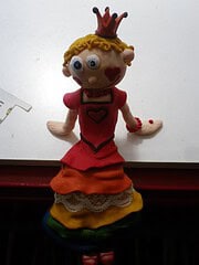 Tortenfigur selbst gemacht mit FIMO