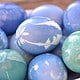 Pflanzenschattenspiele auf Ostereiern Pflanzenschattenspiele auf Ostereiern