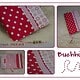 Tutorial für eine Buchhülle mit variabler Lasche und Lesezeichen