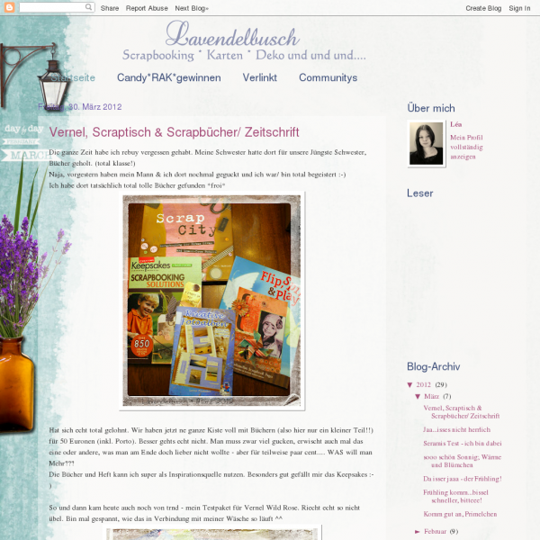 Screensho  lavendelbusch.blogspot.com
