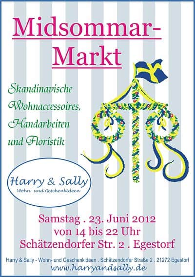 Midsommar-Markt in der Nacht der Offenen Gärten bei Egestorf, 23. Juni 2012