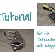 Tutorial für ein Tetraedertäschchen mit Klappe