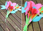 colour blocking ❊ Papier-Blumenstrauss