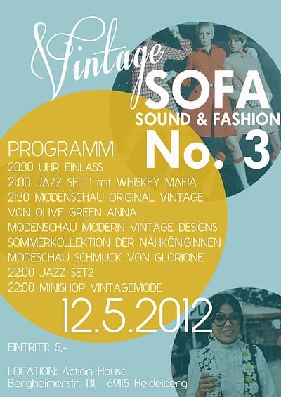 Modenschau und Jazzmusik: original und moderne VINTAGEMODE