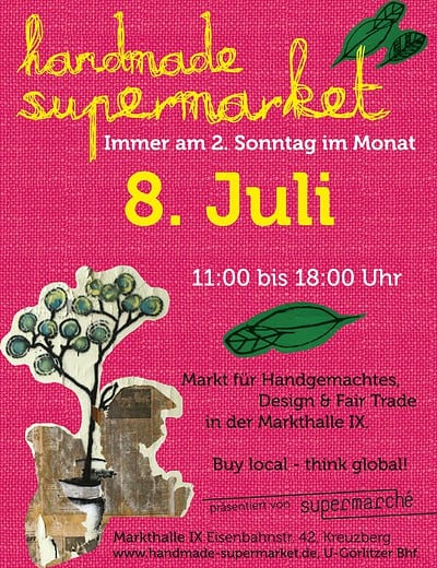 handmade supermarket * im Juli