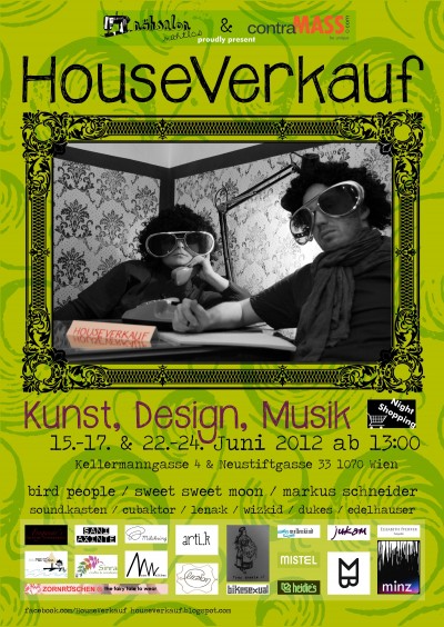 HouseVerkauf- Kunst, Design, Musik