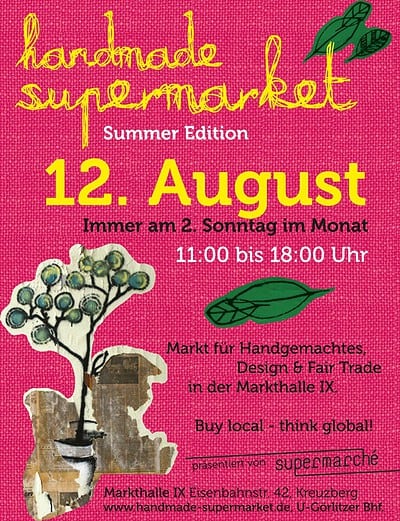 handmade supermarket im August