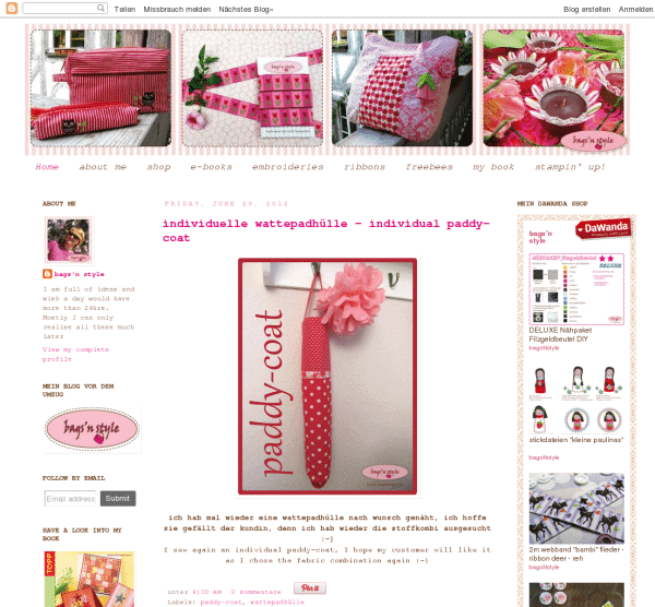 Screensho  www.bagsnstyle.blogspot.de
