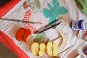Kreativer Textildruck