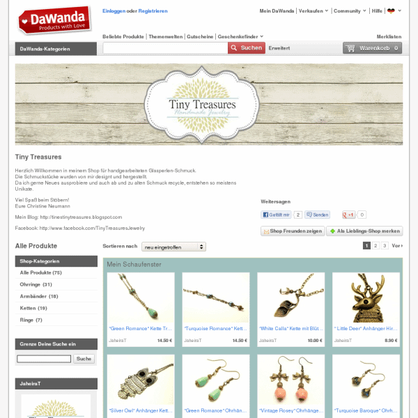 Screensho  de.dawanda.com/shop/tinytreasures