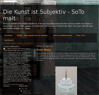 Die Kunst ist subjektiv - SoTo malt