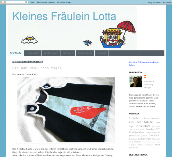 Screensho  kleinesfraeuleinlotta.blogspot.de/