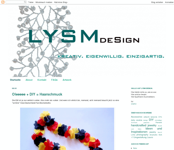 Screensho  lysmdesign.blogspot.com
