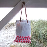 Statement Tasche [DIY] Dreiecke in Neon