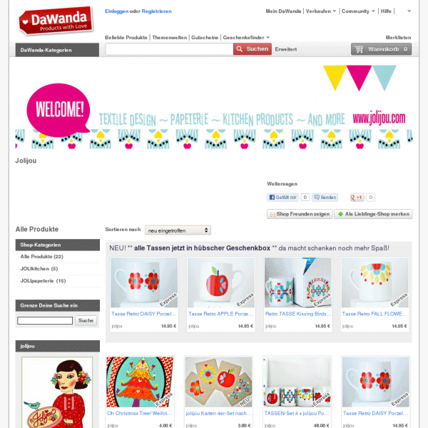 Screensho  de.dawanda.com/shop/jolijou