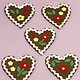 ❀ Lebkuchen Herzen aus Filz ❀