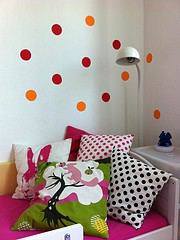 DIY Wandgestaltung: Punkte