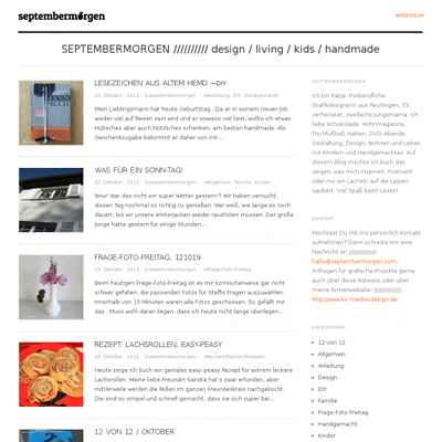 SEPTEMBERMORGEN ////////// design / living / kids / handmade
