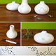 Vase mit Punkten