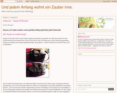 Und jedem Anfang wohnt ein Zauber inne.