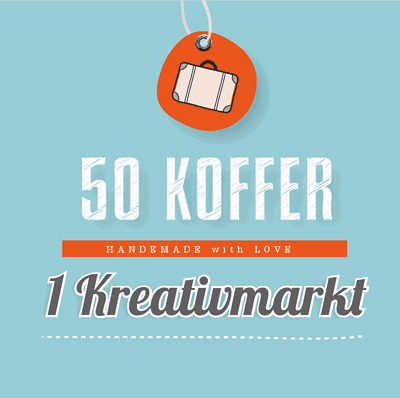 50 Koffer ein Kreativmarkt in den Bahnhofspassagen Potsdam