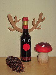 Rentier Flaschengeschenke 