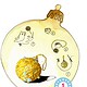 Weihnachtskugel aus alten Plastiktüten 