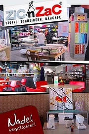 ZiC´nZaC – Stoffe. Schneidern. Nähcafé. Das „All-inclusive-Geschäft“ in Essen mit ALLEM, was Hobby-Schneider brauchen.