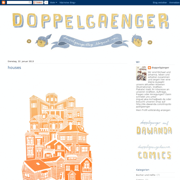 Screenshot  doppelgaengerblog.blogspot.de/