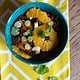 Belugalinsen-Eintopf mit Möhren, Lauch und Orangen