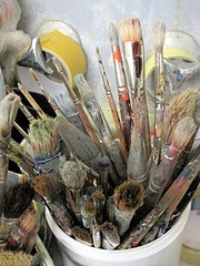 Mit Stift und Pinsel