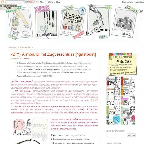 Screenshot  Alessa-Accessoires.blogspot.com