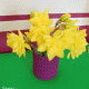 DIY Häkel-Vase --- Würstchendosen Upcycling
