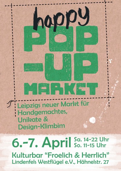 1. "happy POP-UP MARKET" in Leipzig