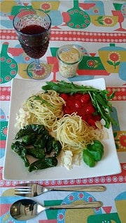 Spaghetti mit Bratpaprika