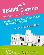 DESIGNgift Sommer, in der Villa Schöningen in Potsdam