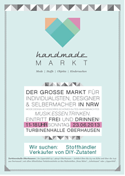 Handmade Markt - 23.06.2013 Turbinenhalle Oberhausen - der große DIY und Designmarkt