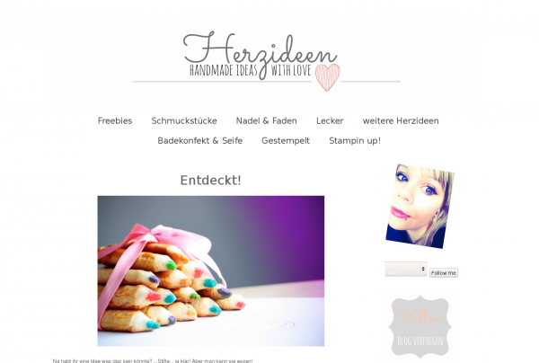 Screenshot  herzideen.blogspot.de/