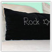 Rock-Schick-Samtkissen