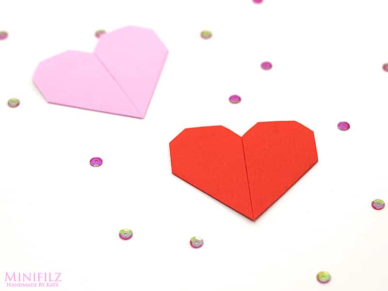 ♥ Origami Herz ♥ - Handmade Kultur