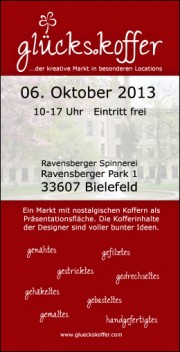 2. Koffermarkt (...der kreative Markt) Bielefeld 