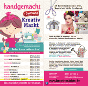 handgemacht - Kreativmarkt Wandelhalle Eisenach 27./28.07.2013