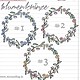 printable downloads: Blumenkränze