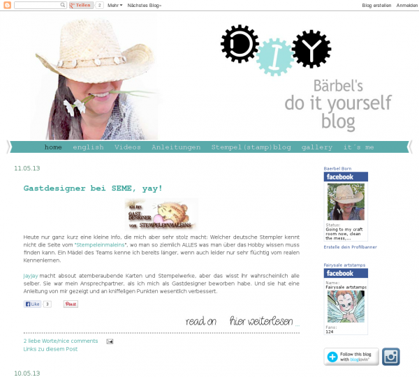 Screenshot  baerbelborn.blogspot.de/