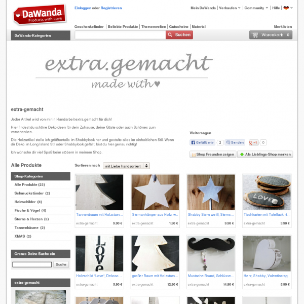 Screenshot  de.dawanda.com/shop/extra-gemacht