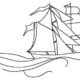 Stickdatei Segelschiff
