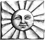 Schnitzkurs in Leipzig 07./08.06. - Relief Sonnengesicht