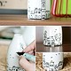Vase mit Städchen Vase mit Städchen