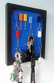 Lego-Schlüsselbrett - einfach und bunt