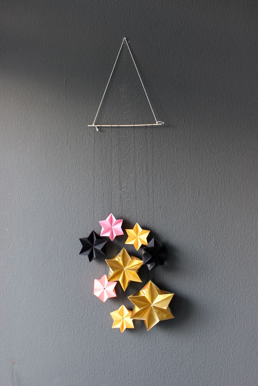 DIY 3D Sterne für Weihnachten Handmade Kultur